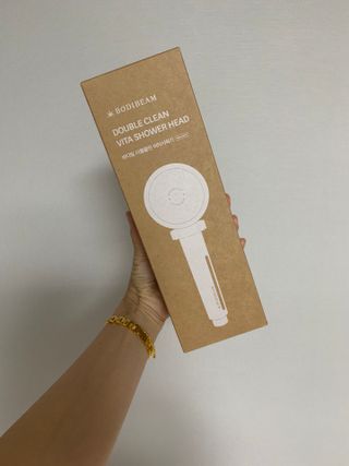 바디빔 더블클린 비타 샤워기 — 5점을 준 리뷰어가 2021년 7월 올린 사용 사진