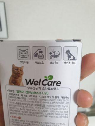 웰케어유산균 체험팩 10일분 (강아지용/고양이용) — 5점을 준 리뷰어가 2022년 12월 올린 사용 사진