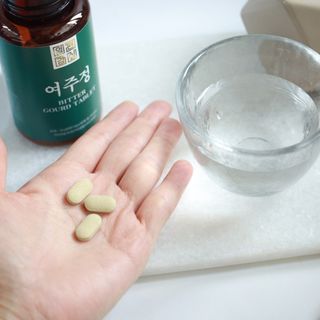 일편강심 여주정,마카정,새싹보리정,보스웰리아정,저분자콜라겐 — 5점을 준 리뷰어가 2021년 7월 올린 사용 사진