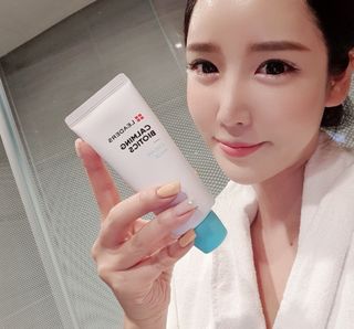 리더스코스메틱 리더스 카밍 바이오틱스 크림 마스크 — 5점을 준 리뷰어가 2021년 5월 올린 사용 사진