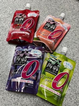 ORIHIRO 오리히로 곤약젤리 제로칼로리 130g 4종 4팩(맛별로 1팩씩) — 5점을 준 리뷰어가 2023년 3월 올린 사용 사진