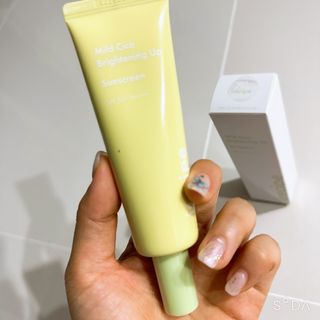 아이레시피 마일드시카 브라이트닝 업 선스크린 SPF50+ PA++++ — 4점을 준 리뷰어가 2023년 5월 올린 사용 사진