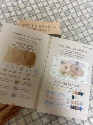애니가드 셋업메베마스크 (대형 4컬러 + 중형 4컬러) — 5점을 준 리뷰어가 2022년 4월 올린 사용 사진