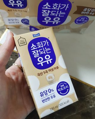 소화가 잘되는 우유 국산 5곡 미숫가루 — 5점을 준 리뷰어가 2021년 9월 올린 사용 사진