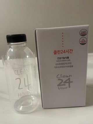 클린24시간 1BOX(5포) + 전용보틀(500ml) — 5점을 준 리뷰어가 2022년 12월 올린 사용 사진