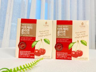 자연에온 가득담은 몽모랑시 타트체리 콜라겐 젤리스틱 — 5점을 준 리뷰어가 2021년 1월 올린 사용 사진