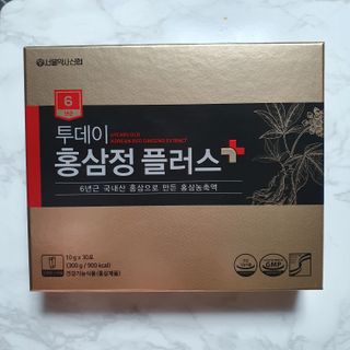 서울약사신협_투데이홍삼정플러스스틱_10g x 30포 — 5점을 준 리뷰어가 2021년 3월 올린 사용 사진