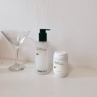 씽크바이오 히알루론 에센스 에어볼 28ea/ 부스팅 세럼 250ml 2종 세트 — 4.5점을 준 리뷰어가 2022년 7월 올린 사용 사진