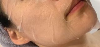 세뚜아(Cettua) [세뚜아] 모이스처 밸런싱 페이셜 마스크 Cettua Moisture Balancing Facial Mask 5매 — 5점을 준 리뷰어가 2024년 4월 올린 사용 사진
