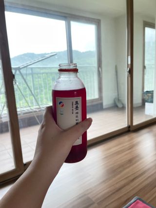 트롯전통식혜 트롯레드비트식혜 1리터 +500리터 — 5점을 준 리뷰어가 2021년 6월 올린 사용 사진