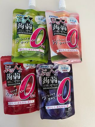 ORIHIRO 오리히로 곤약젤리 제로칼로리 130g 4종 4팩(맛별로 1팩씩) — 5점을 준 리뷰어가 2023년 2월 올린 사용 사진
