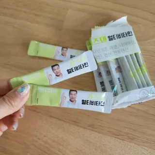 연세생활건강 키즈텐 멀티비타민 1BOX (30포) — 5점을 준 리뷰어가 2022년 5월 올린 사용 사진