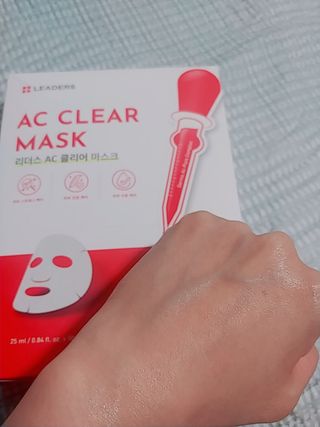 리더스코스메틱 리더스 AC 클리어 마스크/10매 — 5점을 준 리뷰어가 2022년 5월 올린 사용 사진