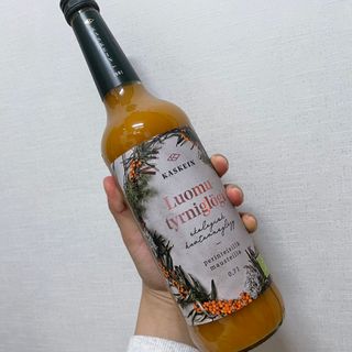 H365 [Kaskein Luomutyrniglögi] 핀란드 전통 무알콜 멀드와인 시벅톤 글로기 — 5점을 준 리뷰어가 2021년 5월 올린 사용 사진