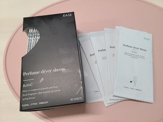 [이즈라이프코스메틱] 퍼퓸 드라이어 시트 히노끼향  or 블랑향 2중 택1 30매 — 4점을 준 리뷰어가 2021년 4월 올린 사용 사진