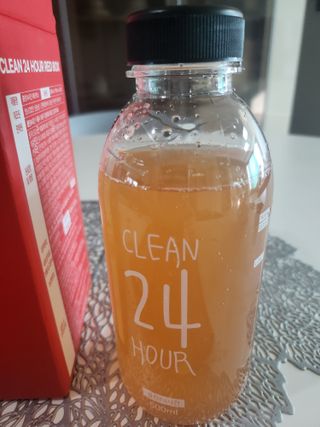 클린24시간 레드박스 1BOX(5포) + 전용보틀(500ml) — 5점을 준 리뷰어가 2024년 1월 올린 사용 사진