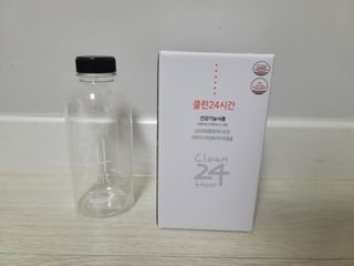 클린24시간 1BOX(5포) + 전용보틀(500ml) — 5점을 준 리뷰어가 2022년 10월 올린 사용 사진
