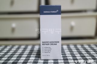 더마포레스트 마데카소사이드 리페어 크림 / 캐비아추출물 병풀추출물 시카케어 미백 주름개선 — 5점을 준 리뷰어가 2021년 7월 올린 사용 사진