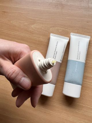 [후르디아] 끈적임 없는 착한성분 비건  핸드크림 3종 — 5점을 준 리뷰어가 2022년 2월 올린 사용 사진