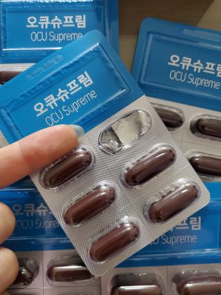 뉴트리션팩토리 비타프렙 오큐슈프림 루테인 오메가3 1050mg — 5점을 준 리뷰어가 2021년 8월 올린 사용 사진