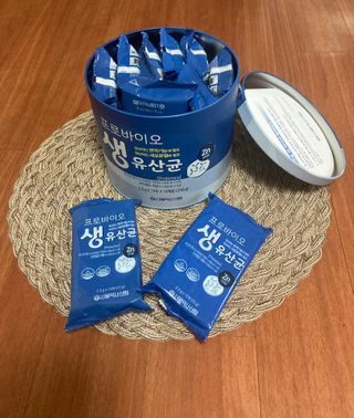 서울약사신협_프로바이오생유산균_2.5G x 100포 — 5점을 준 리뷰어가 2021년 1월 올린 사용 사진