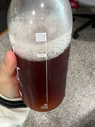 클린24시간 1BOX(5포) + 전용보틀(500ml) — 5점을 준 리뷰어가 2022년 8월 올린 사용 사진