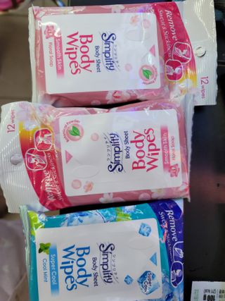 [심플리티] 한 장으로 향기롭게, 산뜻하게 바디시트 2종 + 랜덤향1개 총 3팩구성 — 5점을 준 리뷰어가 2021년 5월 올린 사용 사진