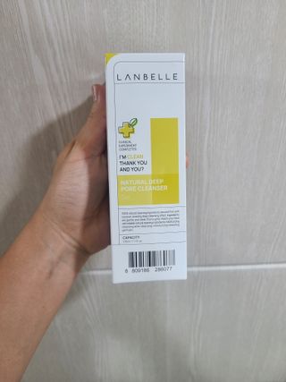 랑벨 내츄럴 딥 포어 클렌저 210ml (저자극 약산성 천연 클렌징 젤) — 5점을 준 리뷰어가 2022년 3월 올린 사용 사진