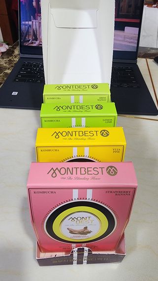 [몽베스트] 위드 더 블랜딩 하우스 콤부차 _ 버라이어티팩II — 5점을 준 리뷰어가 2024년 2월 올린 사용 사진