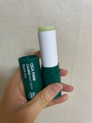 팜스테이 시카 팜 카밍 멀티 밤 — 5점을 준 리뷰어가 2022년 5월 올린 사용 사진