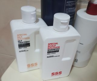 트리플에스 탈모 샴푸 275ml + 실크 트리트먼트 275ml — 4.5점을 준 리뷰어가 2021년 4월 올린 사용 사진