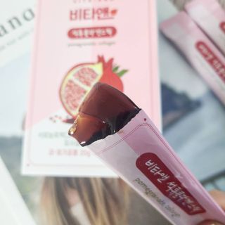 비타앤 석류콜라겐스틱 — 5점을 준 리뷰어가 2021년 5월 올린 사용 사진