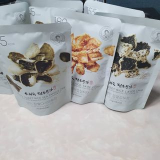 오희숙 전통부각 명인 찹쌀김부각, 찹쌀다시마부각, 황태껍질튀각 총 6봉 — 5점을 준 리뷰어가 2021년 6월 올린 사용 사진