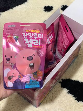 [팔도] 잔망루피젤리 믹스베리맛 42g 8개 — 5점을 준 리뷰어가 2022년 1월 올린 사용 사진