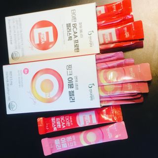 인디닥터 면역 생생 핑크 이뮨 젤리 + 타이탄 BCAA 프로틴 젤리스틱 — 5점을 준 리뷰어가 2022년 5월 올린 사용 사진