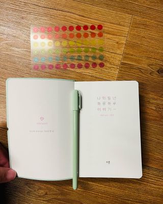 리훈 2023년 이야기다이어리 숏 날짜형 — 4.5점을 준 리뷰어가 2023년 1월 올린 사용 사진