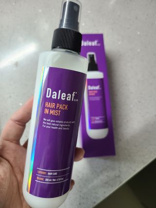 달리프 글램 헤어팩 인미스트 200ml — 4점을 준 리뷰어가 2021년 1월 올린 사용 사진