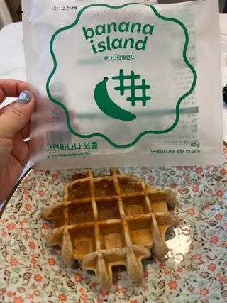 바나나아일랜드 그린바나나 와플 — 5점을 준 리뷰어가 2023년 4월 올린 사용 사진