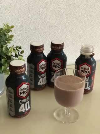 닥터유 프로 단백질 드링크 40g 초코 닥터유 프로 단백질드링크 40g 초코 — 5점을 준 리뷰어가 2024년 9월 올린 사용 사진