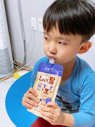 [몸엔용] 우리 아이 건강간식, 달콤한 녹용곤약젤리 디어팡 4종 — 4.5점을 준 리뷰어가 2021년 11월 올린 사용 사진