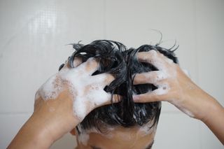닥터시드 페퍼민트 앤 레몬 비건 비듬케어 쿨 탈모 샴푸 (1000ml) — 5점을 준 리뷰어가 2024년 2월 올린 사용 사진