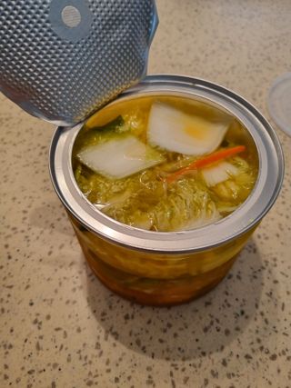셰프애찬 단호박 백김치 1kg — 5점을 준 리뷰어가 2022년 10월 올린 사용 사진