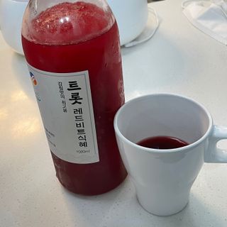 트롯전통식혜 트롯레드비트식혜 1리터 +500리터 — 5점을 준 리뷰어가 2021년 5월 올린 사용 사진