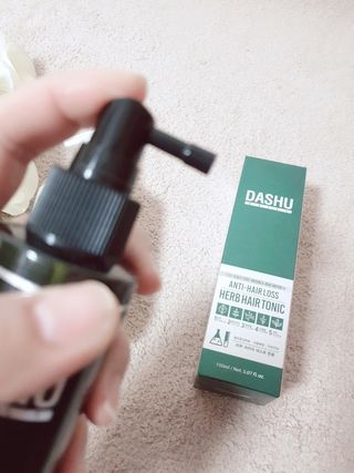 다슈코리아 다슈 데일리 안티 헤어로스 허브 헤어토닉 150ml — 5점을 준 리뷰어가 2021년 1월 올린 사용 사진