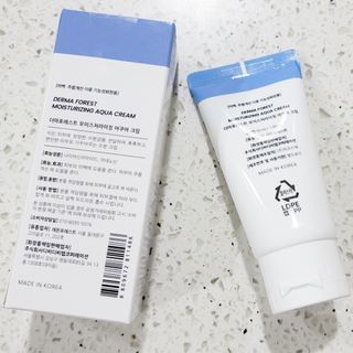 더마포레스트 모이스처라이징 아쿠아크림 / 수분크림 히알루론산 펩타이드 보습 미백 주름개선 — 5점을 준 리뷰어가 2021년 7월 올린 사용 사진