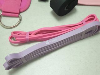 마이웨잇 심으뜸 홈트밴드세트 홈짐 여자홈트레이닝기구 운동용고무밴드 — 4.5점을 준 리뷰어가 2021년 7월 올린 사용 사진