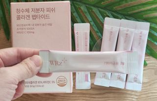 방방곳곳 청수체 콜라겐 — 3.5점을 준 리뷰어가 2022년 3월 올린 사용 사진