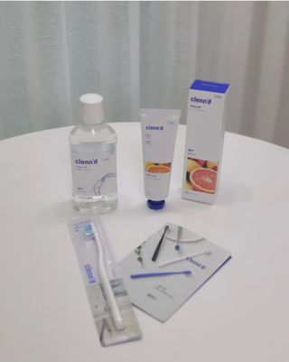 주식회사 클린디 [클린디]🌿민트향으로 상쾌하게, 단짝가글 + 맞춤 칫솔 + 치약 세트🦷 — 5점을 준 리뷰어가 2022년 1월 올린 사용 사진