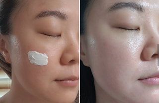 리더스코스메틱 리더스 카밍 바이오틱스 선 에센스 SPF 50+ PA++++ — 5점을 준 리뷰어가 2022년 6월 올린 사용 사진