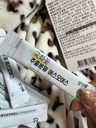 체인미 국화꽃 추출분말 에스오에스 곡류효소 과일채소 17종 혼합 분말 스틱 — 5점을 준 리뷰어가 2021년 12월 올린 사용 사진